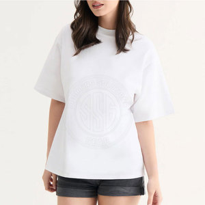 Camisetas Oversize para Mujer, Personalizadas, de Corte Holgado, de Algodón, Manga Corta, Casuales, para Uso Diario y Negocios en Línea - Product Image 6