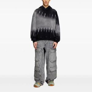 Sudadera con Capucha Corta Retro Personalizada, Nueva y Popular 2026, 100% Algodón, Forro Polar Transpirable y Ecológico, 350g, para Hombre, Otoño, Gruesa - Product Image 4