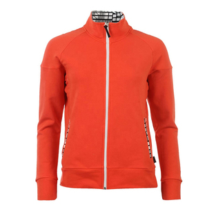 Women's Orange <b>Zip</b>-Up Eco-Friendly Lightweight Tracksuit Set Black Pants Casual Full Sleeve Solid Color <b>Hooded</b> Sweatshirt Autumn - Product Image 5