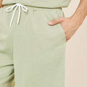 Ensemble de survêtement d'été de haute qualité pour homme, t-shirt et short, respirant, séchage rapide, coton et polyester, pour la course à pied et le sport - Product Image 4