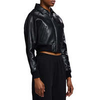 Vestes d'hiver matelassées en cuir véritable Avirex sur mesure pour hommes grandes tailles, logo frontal, imperméables, respirantes, réversibles, épaisses