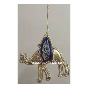 Camel Design Hand Embroidery Christmas Decorations Hanging <b>Ornament</b> Used For Christmas <b>Tree</b> Decoration With Good Manufacturing - Product Image 1