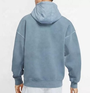 Sudaderas con capucha con logotipo personalizado Vintage sólido personalizado para hombre, chándal de talla grande, sudaderas con capucha y sudaderas para hombre - Product Image 2