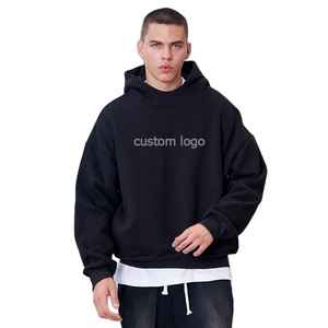 Sudadera Corta de Invierno con Capucha, Personalizable con Logotipo, Impresión en Relieve 3D de Alta Calidad, Poliéster/Algodón Felpa - Product Image 1