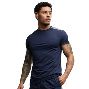 Service OEM direct usine, logo personnalisé, impression 3D sur le devant, Spandex/Polyester respirant, coupe classique, col rond de haute qualité, 180g - Product Image 2