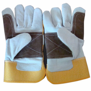 High Quality Long Lasting Cow Split Leather Welding <b>Gloves</b> Working Canadian Rigger <b>Gloves</b> Safety <b>Gloves</b> Hand Protection Rigger - Product Image 4