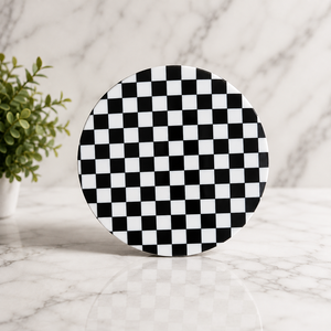 Luxury Wooden <b>Coaster</b> Mat | Handcrafted Natural Wood 10mm Thick 400mm Diameter Durable Lightweight <b>Drink</b> Protector Home Cafe - Product Image 2