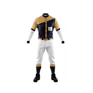 Uniforme de Béisbol para Hombre, Número 19, Bloques de Color, Manga Corta, Transpirable, Poliéster, Ropa Deportiva para Todas las Temporadas, Talla Adulto - Product Image 4