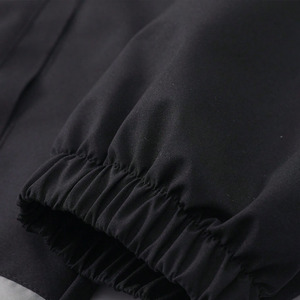 Chaqueta Cortavientos Negra Reflectante con Capucha para Hombre, Ropa Deportiva Técnica, Chaqueta Impermeable Urbana de Alto Rendimiento, Nueva Colección 2026 - Product Image 6