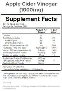 Exportateur mondial vendant des suppléments nutritionnels de qualité supérieure, gommes au vinaigre de cidre de pomme NON-OGM - 1000 mg en promotion - Product Image 4