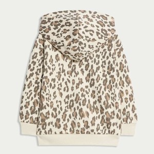 Unisex <b>Leopard</b> <b>Print</b> Hooded <b>Sweatshirt</b> Regular Fit Casual Cotton Knitted Zipper Front Autumn Wear Custom Zipper Mens Hoodies - Product Image 5