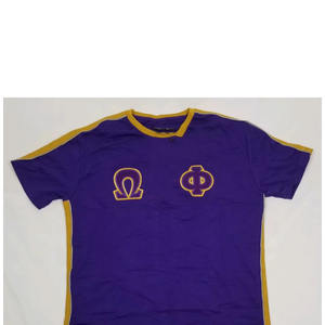 Camiseta Personalizable con Logotipo OMEGA PSI PHI de Verano, Alta Calidad, 100% Algodón Tejido, Corte Regular, Transpirable y de Secado Rápido para Hombre - Product Image 5