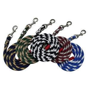 Cuerda de Amarre para Caballos de Acero Inoxidable Bicolor Resistente con Gancho Giratorio de Latón, Diseño Ecológico para Uso en Establos y Exteriores - Product Image 2