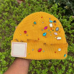 Gorros de Invierno de Punto con Forro de Satén Acrílico y Mohair, con Logotipo Personalizado, de Alta Calidad, al por Mayor, Novedad, Unisex, 3D - Product Image 4