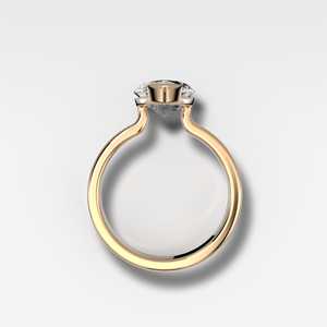 2 CT Marquise Lab Grown Diamond Half Bezel <b>Ring</b> 10K 14K 18K Solid Gold 925 <b>Silver</b> 3.5mm Band Engagement <b>Ring</b> Wholesale Supplier - Product Image 3