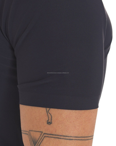 Men's 100% Cotton for T-<b>Shirt</b> Casual Formal <b>Button</b>-Down Collar Solid Pattern Embroidered Breathable Knitted Fabric <b>Half</b> Sleeve - Product Image 5