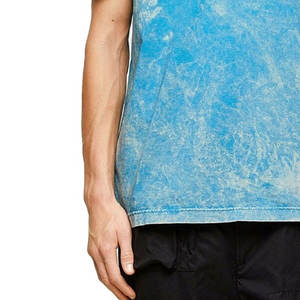 Camiseta de Hombre con Lavado Ácido, Personalizada con Marca Privada, 100% Algodón, Ecológica, Transpirable, de Alta Calidad, Manga Corta, Nueva Llegada - Product Image 4