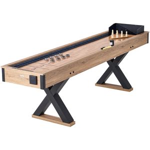 Tavolo da Shuffleboard da 2,7 m per Sale Giochi Familiari, Set Combo 2-in-1 Shuffleboard e Bowling, Giochi da Terra Resistenti ai Graffi per Divertimento - Product Image 1
