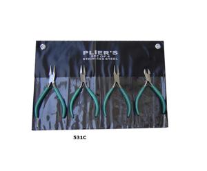 Ensemble de pinces de haute qualité dans une pochette, idéal pour la fabrication de bijoux, vente en gros, prix le plus bas, meilleur produit pour la création de bijoux - Product Image 1