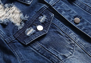 Chaquetas Vaqueras de Moda para Hombre 2026, 100% Algodón, Hechas a Medida, Desgastadas, Vintage, Lavadas con Ácido, para Hombre y Mujer - Product Image 5