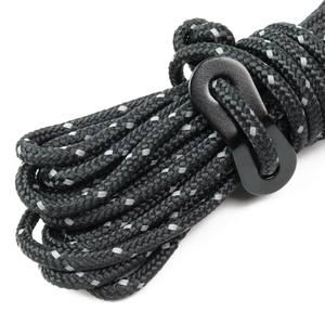 Cordes <span class=keywords><strong>de</strong></span> Tension Réfléchissantes Ultralégères pour Tentes avec Tendeur en Aluminium – Cordes <span class=keywords><strong>de</strong></span> Camping Extérieur - Product Image 3