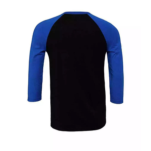 Custom Blank <b>Long</b> Sleeve Raglan <b>T</b> <b>Shirt</b> <b>for</b> <b>Men</b> Private Label Regular Fit <b>T</b> <b>Shirt</b> Casual Wear <b>T</b> <b>Shirt</b> Solid Color <b>T</b>-<b>Shirt</b> - Product Image 2
