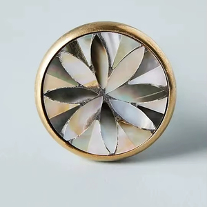 Nouveauté : Boutons de tiroir et de meuble en nacre et résine, prix de gros direct usine - Product Image 1
