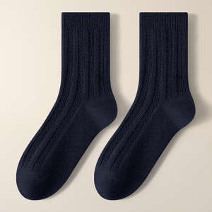 Calcetines de Invierno para Mujer, Transpirables, Suaves y Cálidos, de Spandex/Poliéster, de Alta Calidad OEM, Secado Rápido, Antideslizantes, Colores y Logotipo Personalizados - Product Image 6