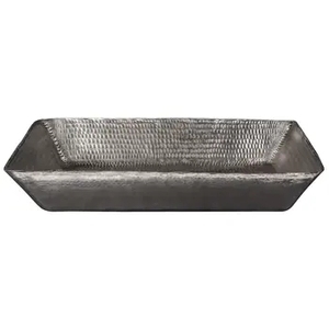 Oval Hammered Copper Undermount Bathroom Sink Antique Bronze Vanity Basin Handcrafted Pure Copper Washbowl for Luxury Hotel - Product Image 2