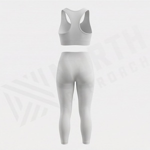 Conjunto de Yoga sin Costuras de Secado Rápido para Mujer, Sujetador Deportivo Reversible, Leggings Transpirables, Ropa Deportiva, Color Personalizado - Product Image 2