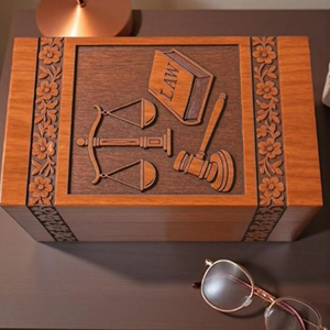 Modern <b>Square</b> Wooden Urn for Ashes Handcrafted Teak Wood Urn for Ashes urn by AYAANS - Product Image 5