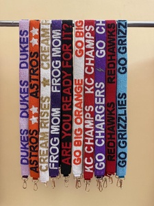 Correas con Cuentas de Diseño Único y Coloridas para Deportes Multideportivos, Correas Personalizadas para el Día del Partido, Artículos Personalizados para Fanáticos del Fútbol Universitario, Bolsas para Estadios - Product Image 3