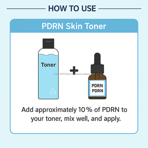 K-Beauty Vegan PDRN Skin Booster fiale per pelle di vetro e siero di essenza luminosa - Product Image 2