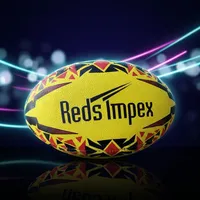 Ballon d'entraînement de rugby, caoutchouc synthétique de qualité supérieure, durable, disponible en tailles 3, 4 et 5 pour enfants, jeunes et adultes