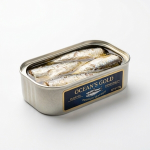 Sardines <span class=keywords><strong>en</strong></span> conserve pures <span class=keywords><strong>à</strong></span> l'huile, produit de poisson transformé de qualité supérieure pour restaurants, supermarchés, services alimentaires et distribution <span class=keywords><strong>en</strong></span> gros - Product Image 3
