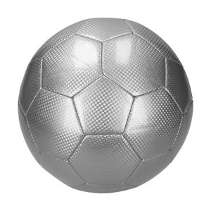 Balón de Fútbol SIWIJAS Plateado Reflectante de PVC, Talla M, para Entrenamiento de Adultos, Cosido, para Práctica y Exhibición - Product Image 1