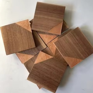 Ensemble de sous-verres décoratifs <span class=keywords><strong>en</strong></span> bois faits à la main pour protéger les tasses et embellir élégamment la <span class=keywords><strong>table</strong></span> à manger - Product Image 1