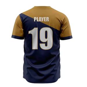 Uniforme de Béisbol Personalizado de Buena Calidad con Mangas Cortas y Diseño Impreso - Precio Económico al por Mayor - Product Image 3