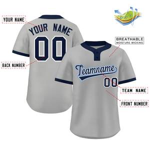Maillots de baseball unisexes de qualité supérieure, respirants, à séchage rapide, antibactériens, entièrement personnalisables, 100 % coton biologique, en gros - Product Image 6