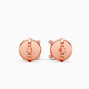 Pendientes de Diamante Cultivado en Laboratorio, Corte Brillante, Oro Sólido de 14K, Modernos para Mujer, Certificados por IGI, Perforados con Láser, Color Blanco D, E 3.196g - Product Image 4