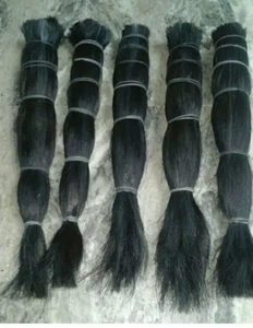 Cerdas de Pelo Natural de Búfalo y Cola de Buey Hechas a Mano, Ecológicas, Modernas, de Grado Profesional, Negras, para Manualidades - Product Image 1