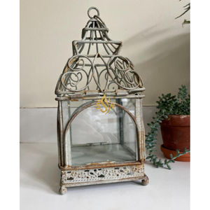 Farol Decorativo de Metal Antiguo para Bodas, Hecho a Mano con Alambre de Hierro, Artesanía Metálica de Fabricante y Proveedor Indio - Product Image 4