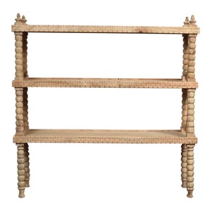 Handcrafted Mango Wood Magazine Rack - Unique Artistic Design - Wholesale - Product Image 2