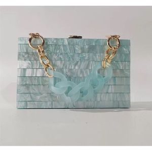 Pochette en résine écologique moderne pour femmes, accessoire de mode en cristal de qualité supérieure - Product Image 6