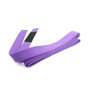 Ceinture d'arts martiaux légère double couche Lavande pour grappling, équipement de rangement professionnel, ceintures d'entraînement de Jiu Jitsu - Product Image 1