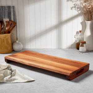 Industry Trending Wooden Chopping Block Rectangle Solid Wood Anti Slip Kitchen <b>Board</b> - Product Image 5