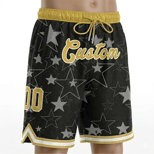 Shorts de sport décontractés pour hommes en toile respirante à séchage rapide, style hip-hop, 100 % coton, vente en gros - Product Image 4