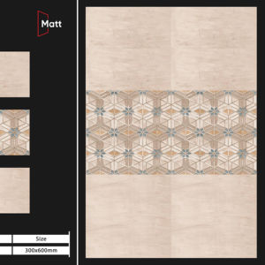 Elegantes azulejos de porcelana mate de 30x60 cm, desarrollados para interiores modernos, que garantizan fácil mantenimiento, durabilidad y antideslizantes. - Product Image 1