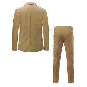 Costumes formels de qualité supérieure pour hommes, coupe ajustée, ensemble blazer et pantalon, look élégant, vêtements sur mesure, vente en gros - Product Image 4