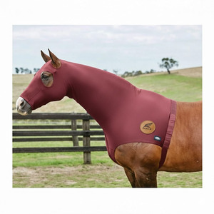 Máscara Protectora Contra Moscas de Alta Calidad, Cómoda Máscara Contra Moscas para Caballos con Orejas, Máscara Contra Moscas Transpirable y Elástica con Cubiertas de Malla para los Ojos - Product Image 4